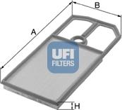 UFI 30.184.00 - Въздушен филтър vvparts.bg