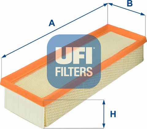 UFI 30.186.00 - Въздушен филтър vvparts.bg