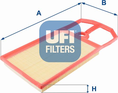 UFI 30.124.00 - Въздушен филтър vvparts.bg