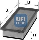 UFI 30.261.00 - Въздушен филтър vvparts.bg