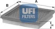 UFI 30.372.00 - Въздушен филтър vvparts.bg