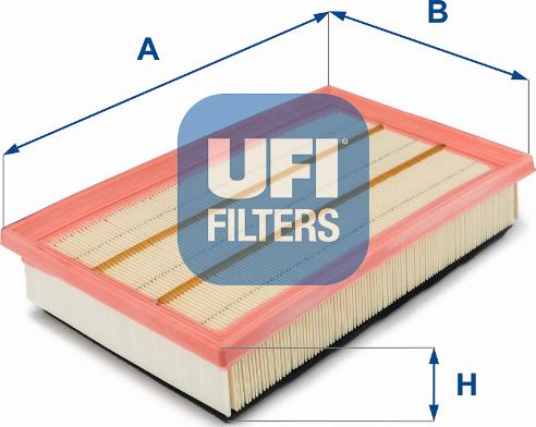 UFI 30.128.00 - Въздушен филтър vvparts.bg