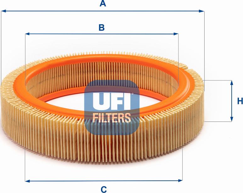 UFI 30.807.00 - Въздушен филтър vvparts.bg