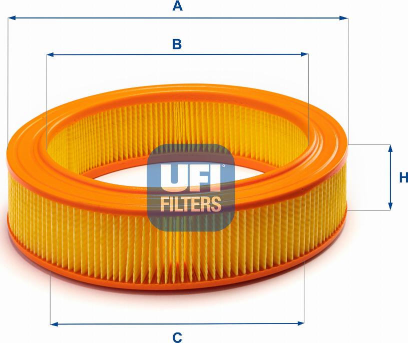 UFI 30.871.00 - Въздушен филтър vvparts.bg