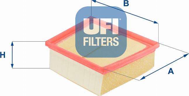 UFI 30.390.00 - Въздушен филтър vvparts.bg