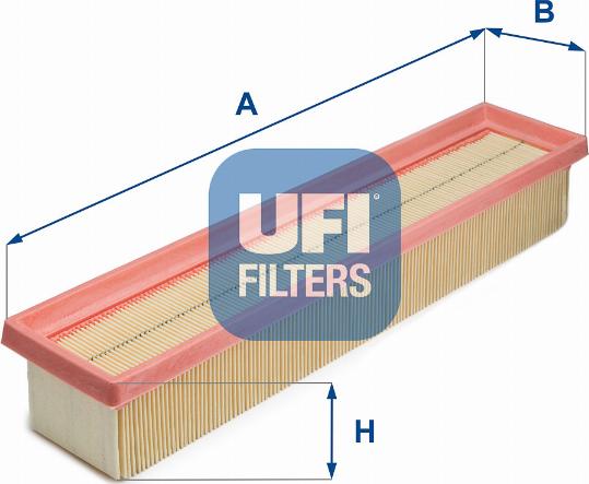 UFI 30.302.00 - Въздушен филтър vvparts.bg