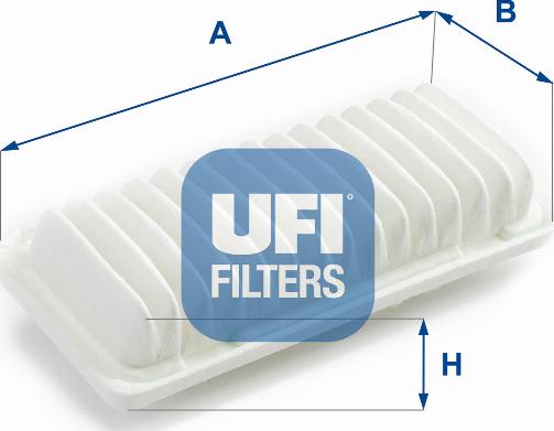 UFI 30.206.00 - Въздушен филтър vvparts.bg