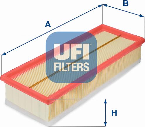 UFI 30.210.00 - Въздушен филтър vvparts.bg