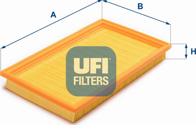 UFI 30.A49.00 - Въздушен филтър vvparts.bg