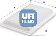 UFI 30.C40.00 - Въздушен филтър vvparts.bg