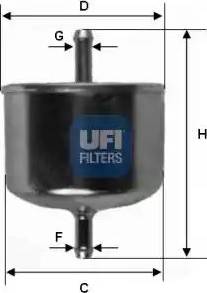 UFI 31.626.00 - Горивен филтър vvparts.bg