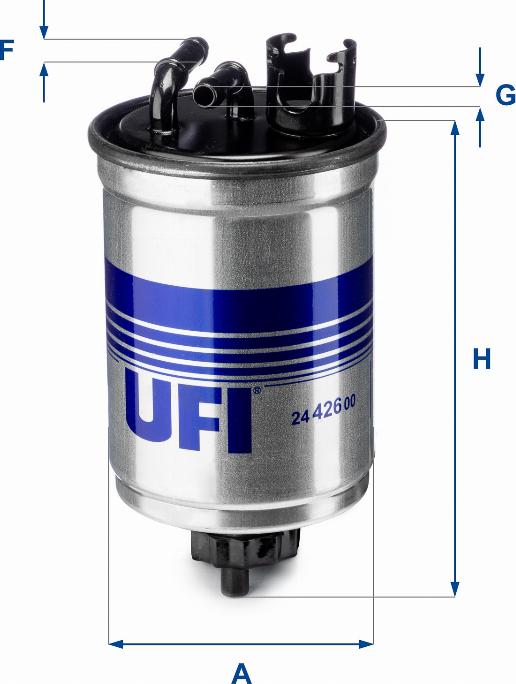 UFI 24.426.00 - Горивен филтър vvparts.bg