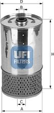UFI 25.499.01 - Маслен филтър vvparts.bg