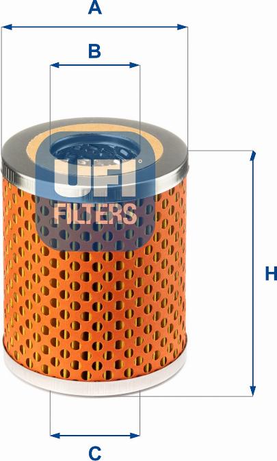 UFI 25.413.00 - Маслен филтър vvparts.bg