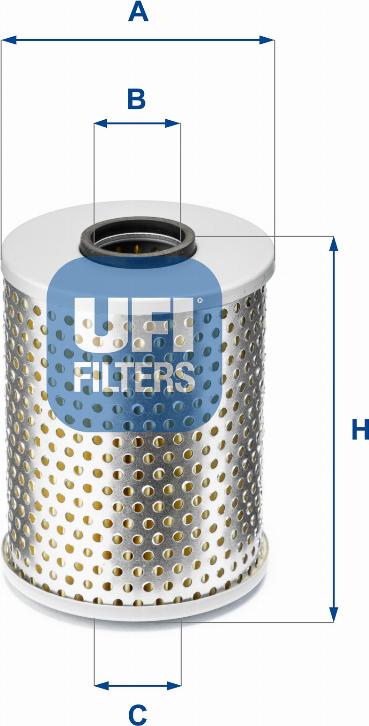 UFI 25.548.00 - Маслен филтър vvparts.bg