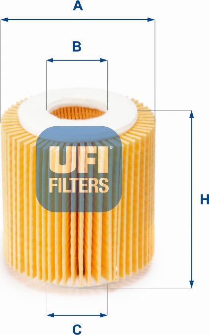 UFI 25.056.00 - Маслен филтър vvparts.bg