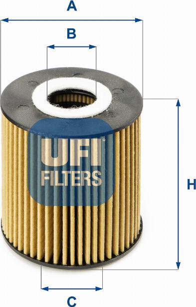 UFI 25.052.00 - Маслен филтър vvparts.bg