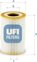 UFI 25.247.00 - Маслен филтър vvparts.bg