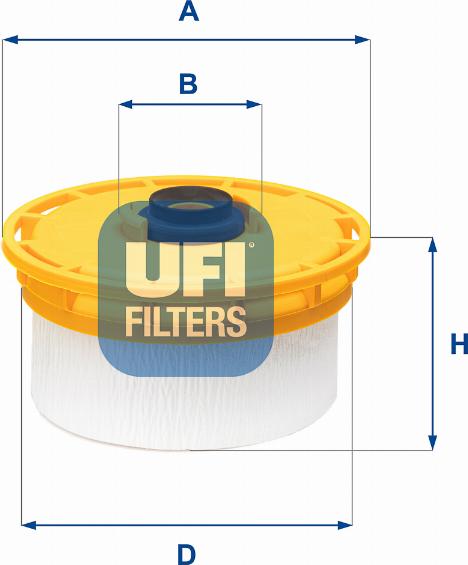 UFI 26.138.00 - Горивен филтър vvparts.bg