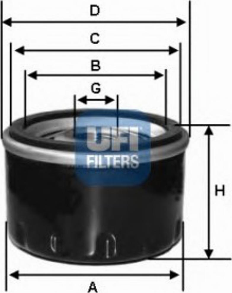 UFI 23.171.01 - Маслен филтър vvparts.bg