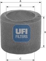 UFI 27.917.00 - Въздушен филтър vvparts.bg