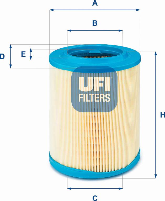 UFI 27.606.00 - Въздушен филтър vvparts.bg