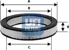 UFI 27.873.00 - Въздушен филтър vvparts.bg