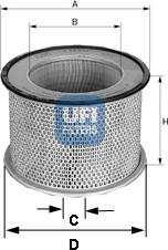 UFI 27.032.00 - Въздушен филтър vvparts.bg