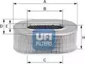 UFI 27.705.00 - Въздушен филтър vvparts.bg