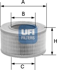 UFI 27.485.00 - Въздушен филтър vvparts.bg