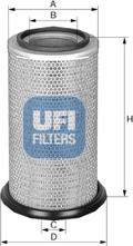 UFI 27.346.00 - Въздушен филтър vvparts.bg