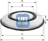 UFI 27.200.00 - Въздушен филтър vvparts.bg