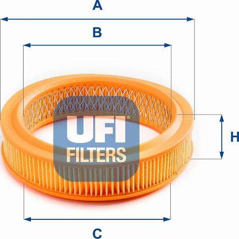 UFI 27.728.00 - Въздушен филтър vvparts.bg