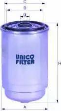 Unico Filter FI 8138/2 - Горивен филтър vvparts.bg