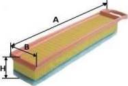 Uniflux Filters XA946S - Въздушен филтър vvparts.bg