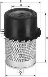 Uniflux Filters XA1212K - Въздушен филтър vvparts.bg