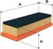 Uniflux Filters XA376S - Въздушен филтър vvparts.bg