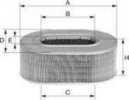 Uniflux Filters XA435 - Въздушен филтър vvparts.bg