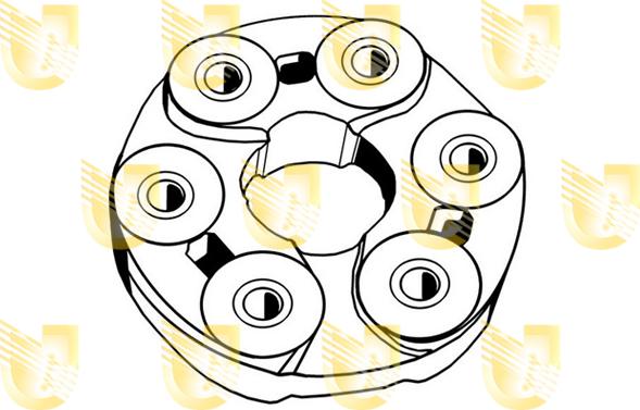 Unigom 381401 - Шарнирно съединение, карданен вал vvparts.bg