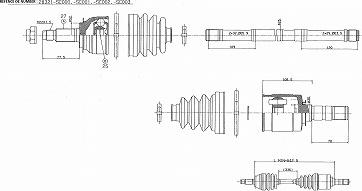 URW 10-09075 - Полуоска vvparts.bg