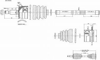 URW 10-06269 - Полуоска vvparts.bg