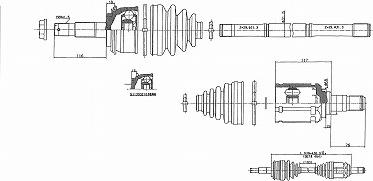 URW 10-02361 - Полуоска vvparts.bg