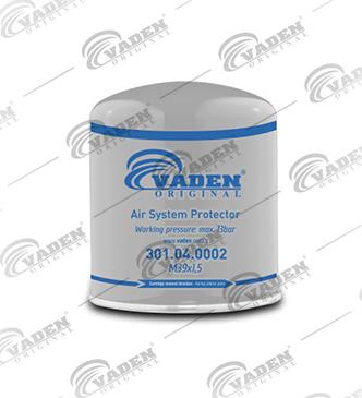 VADEN ORIGINAL 301.04.0002 - Пълнител-изсушител на въздуха, пневматична система vvparts.bg