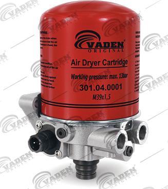 VADEN ORIGINAL 301.02.0015 - Изсушител на въздуха, пневматична система vvparts.bg