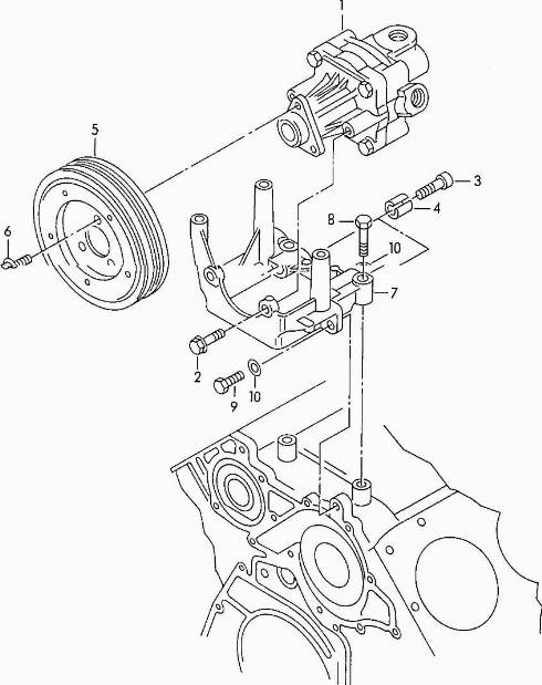 VAG 4B0145156 - Хидравлична помпа, кормилно управление vvparts.bg