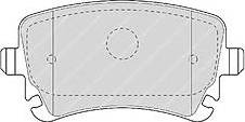 VAG 7H0 698 451 A - Комплект спирачно феродо, дискови спирачки vvparts.bg