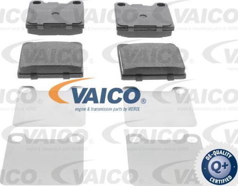 VAICO V95-0048 - Комплект спирачно феродо, дискови спирачки vvparts.bg