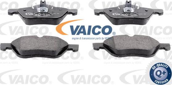 VAICO V46-0134 - Комплект спирачно феродо, дискови спирачки vvparts.bg
