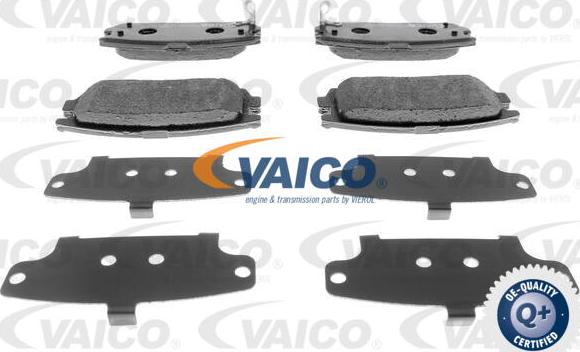 VAICO V40-0653 - Комплект спирачно феродо, дискови спирачки vvparts.bg