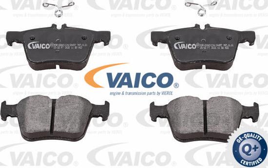 VAICO V10-9891 - Комплект спирачно феродо, дискови спирачки vvparts.bg